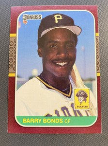 Barry Bonds 1987 Donruss Opening Day Rookie Card #163 - Pittsburgh Pirates
