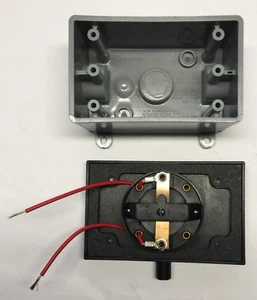 Remote Driveway Service Gas Station Signal Bell  Diaphragm Switch with Box - Bild 1 von 2