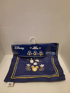 Disney Parks Mickey Mouse Happy Hanukkah Table Runner 62” X 18” Reversible NEW - Picture 1 of 4
