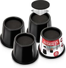 G Bed Risers 3 Inch 4 Pack Round Furniture Risers With Top Antislip Foam With Me