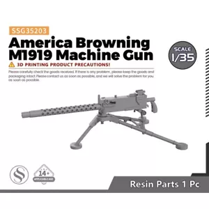 SSMODEL SSG35203 1/35 America Browning M1919 Machine Gun - Picture 1 of 3