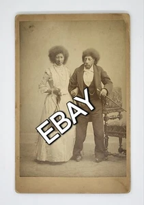 Vintage Original Circus Sideshow Freaks African American Black Cabinet Photo - Picture 1 of 4