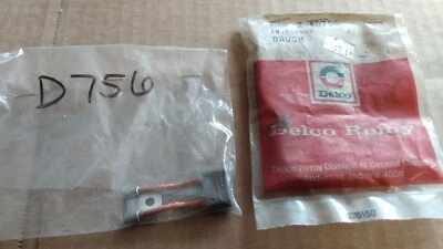 Cepillos de arranque Delco Remy D-756 - lote de 3 (ref: RX55) Foto 1 de 4
