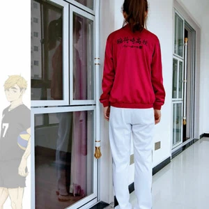 Haikyuu School Costume Uniform Volleyball miya atsumu Cosplay Sport Carnival - Picture 1 of 8