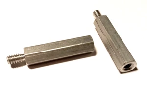 (16 piezas) 6-32 x 1"" de separación de aluminio macho/hembra 1/4"" hexagonal - Imagen 1 de 1