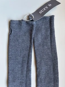 Fingerless Knitted Elbow Gloves Arm Warmers in Grey - BNWT - Picture 1 of 2