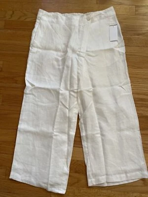 Pantalones blancos cortos 100 % cáñamo Stella Carasaki talla L Foto 1 de 4