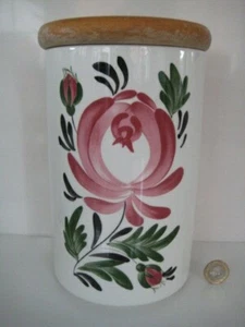PORTMEIRION WELSH DRESSER LARGE STORAGE CANISTER JAR 8 1/2" by ANGHARAD MENNA. - Picture 1 of 11