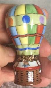 Heißluftballon Limoges Klappbox, handbemalt - Bild 1 von 4