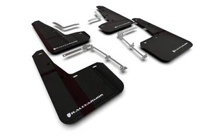 Rally Armor FITS 20-22 Toyota GR Yaris Hatchback Black Mud Flap w/ White Logo - Bild 1 von 6