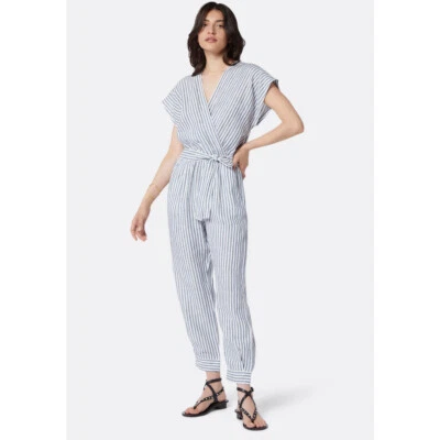 Mono para mujer Joie Azita de lino en azul talla M Foto 1 de 4