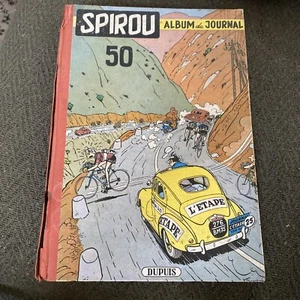 Comic Album Einband Spirou Tagebuch 50 Dupuis 1954 (833-846) Onkel Paul Kim Devil - Bild 1 von 12