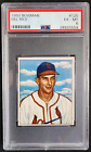 1950 Bowman DEL RICE St Louis Cardinals Rookie Baseball Card #125 PSA 6 EX-MT