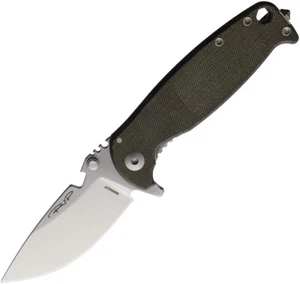 DPx Gear HEST 4.0 Framelock Green Micarta Folding MagnaCut Pocket Knife HSF402 - Picture 1 of 2