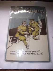 WW1 Vintage Retro Printed on Sheet Metal Sign 12X8 - Picture 1 of 1