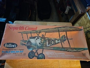 Guillow's Sopwith Camel WW1 Fighter Balsa Wood Model Airplane Kit #801 - Picture 1 of 2