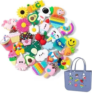 Taschenanhänger für Bogg Bag Zubehör 30 Stck. PVC Niedlich Dekorativ Bogg Bag Charms - Bild 1 von 6