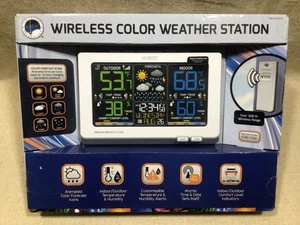La Crosse Technology Wireless Color Weather Station: Model 872115 New Sealed Box - Picture 1 of 6