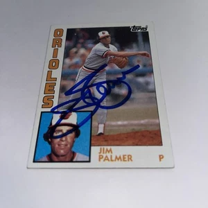 Jim Palmer HOF Orioles Signed 1984 Topps Card - Bild 1 von 1