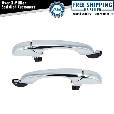 Juego de pares de manijas de puerta exterior exteriores cromadas traseras para Dodge Magnum Chrysler 300 Foto 1 de 4