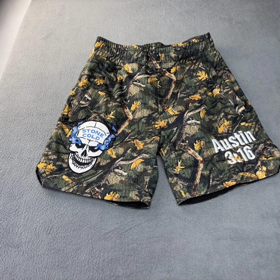 Мужские небольшие камуфляжные шорты WWE «Stone Cold» Steve Austin 3:16 S2023 Collaboration - Изображение 1 из 4