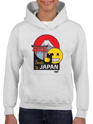Smile To Japan - Sudadera con capucha para jóvenes con gráfico de recuerdo para entusiastas de los viajes Foto 1 de 4
