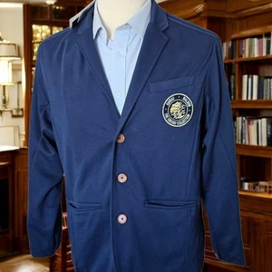 New Adidas Malbon Blazer Size M 38 40 The Crosby Collection Jersey Blazer - Picture 1 of 22