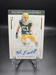 2016 Panini National Treasures - Rookie Signatures Kyler Fackrell /10 AUTO #185 - Bild 1 von 2
