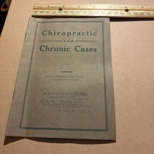 Antique 1915 Chiropractic And Chronic Case / John Scott - Chiropractor Medicine - Picture 1 of 6