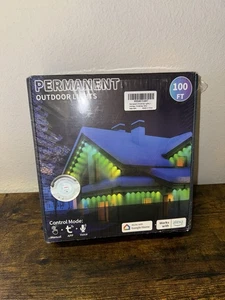 Permanent Outdoor Decorative Lights for House 100ft 24V Smart App RGB-IC - Picture 1 of 5