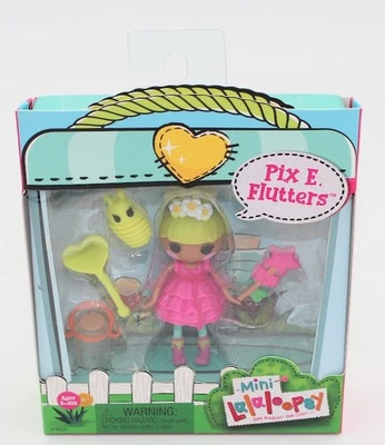 MGA ENTERTAINMENT Mini Lalaloopsy Pix E. Flutters Doll With Accessories New