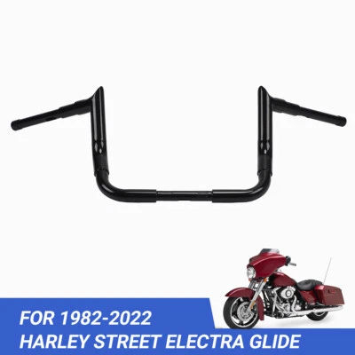 12" Meathook Ape Hanger Bar Handlebar For 1982-2022 Harley Street Electra Glide Foto 1 de 4