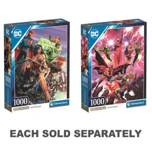 #1 Clementoni DC Comics Compact Box 1000-Piece High-Quality Premium Puzzle - Picture 1 of 5