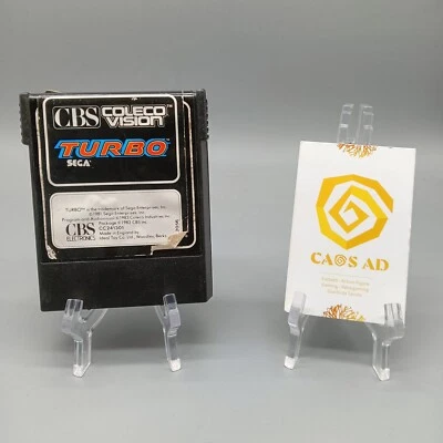 Gioco Turbo Videogioco Sega CBS Coleco Vision Solo Cartuccia - Immagine 1 di 4