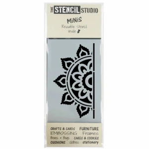 STENCIL MiNiS -Sunray Mandala - Furniture, Craft, DIY, Cake Decorating 10694 - Picture 1 of 2