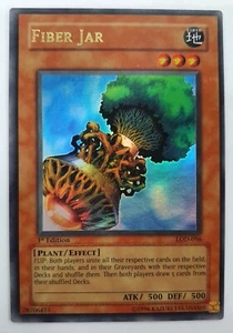 YuGiOh 1st EDITION Fiber Jar LOD-056 RARE HOLO English Version - Picture 1 of 3
