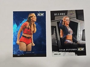 AEW Anna Jay Blue Parallel Metal Universe & Allure Star Futures - Bild 1 von 2