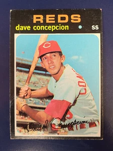 1971 Topps Baseball Card #14 Dave Concepcion RC Cincinnati Reds - Picture 1 of 2