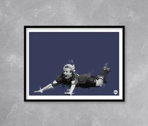 Jurgen Klinsmann Spurs Print - Wall Art artwork Tottenham Hotspur Poster Gift - Picture 1 of 10