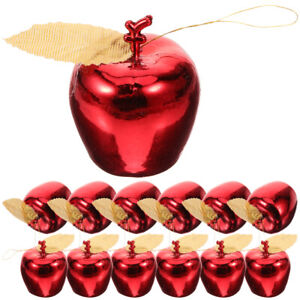  Christmas Tree Apple Pendant Outdoor Ornaments for Decorate