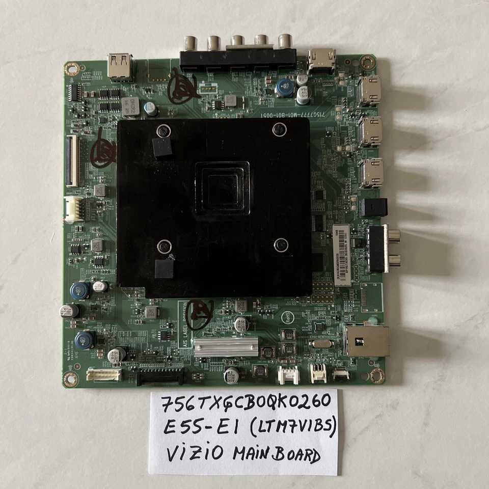 Материнская плата Vizio от оригинального производителя — модель E55-E1 — версия LTM7V1BS — деталь 756TXGCB0QK0260 - Изображение 1 из 3