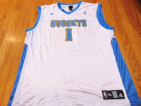 ADIDAS NBA DENVER NUGGETS CHAUNCEY BILLUPS HOME JERSEY SIZE 2XL Cover
