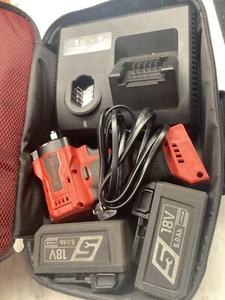 Snap-On CT9038 3/8" (10mm) Cordless Impact Wrench W/ 2 18V 5.0Ah Batteries Kit - Picture 1 of 12