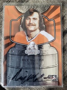2013-14 In The Game Lord Stanley Mug Auto RICK MacLEISH  # A-RM1