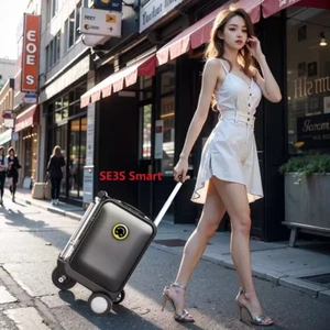 Airwheel SE3 Smart Bagaglio a Cabina Scooter Elettrico Valigia + Telecomando App - Foto 1 di 25