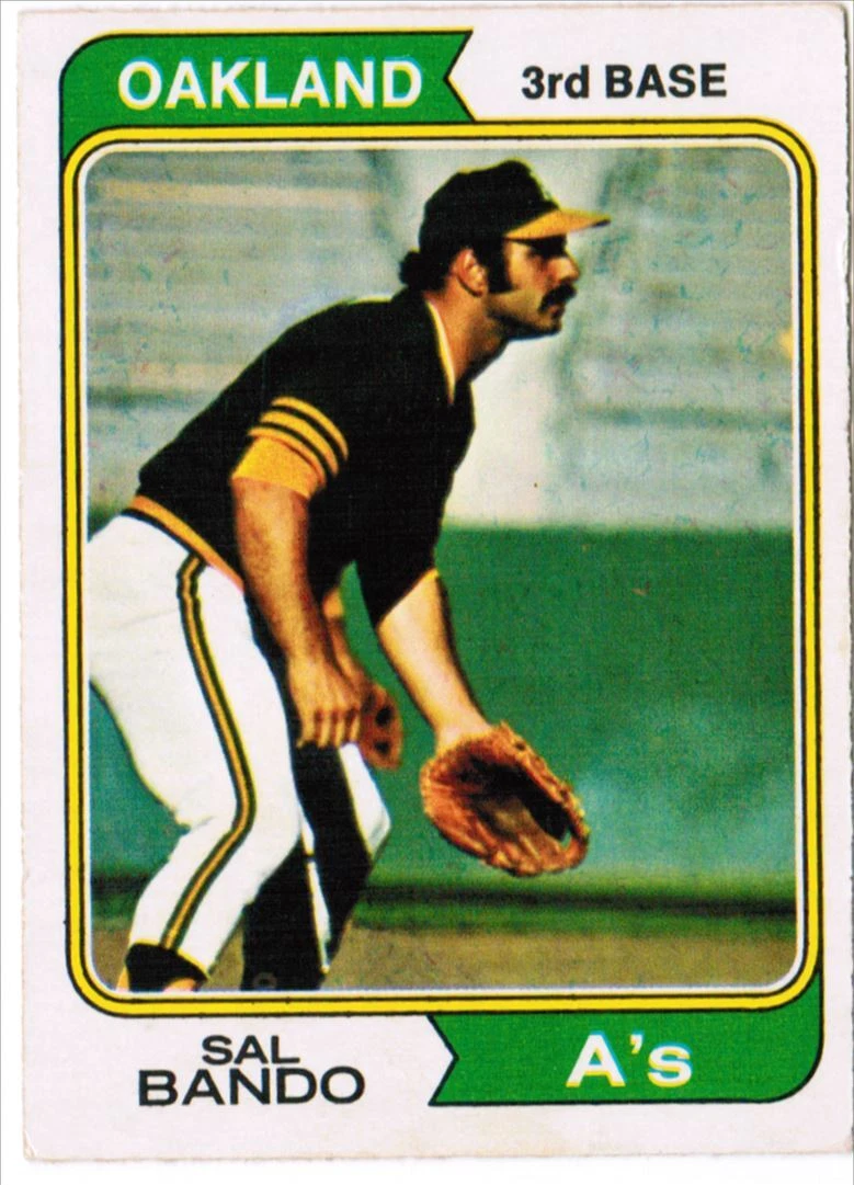 1974 O-Pee-Chee Sal Bando Oakland Athletics #103
