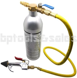 R134 R12 R22 R410 R404 A/C AC Air Conditioner System Flush Canister Gun Kit - Picture 1 of 2