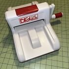 Sizzix Big Kick Die Cutting Embossing Machine Red And White Scrapbooking