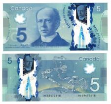 2013 Canada Bank of P106b HCG 5 Dollars Macklem Poloz Banknote UNC Polymer