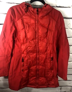 Guess Womens Size M Red Zip Up Jacket Coat - Picture 1 of 7